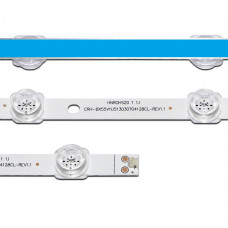 Комплект LED подсветки TV: Hisense 55, Dexp 55, CRH-BX55V1U513030T04128CL-REV1.1 (L), CRH-BX55V1U513030T04128CL-REV1.1 (R), H55B7100, H55B7300, H55BE7000, 55C350KB, 55R6000FM