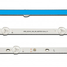 Комплект подсветки для телевизора 43" HRS_SQY43_3X8_2W_MCPCB 12mm_V1 AE0110575, JL.D43081330-031BS-M_V01, HRS-SQY43-3X8-2W-MCPCB 12mm-V1, Romsat 43FQ1920T2