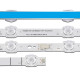 LED подсветка для телевизора Hisense 58: 58A7100FTUK, 58E3F, 58R61G, 58R6000GM, 58A52E, LB58007 V0, JL.D580E1330-003AS-M_V01, HD580X1U92