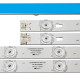 Комплект подсветки LED55D8A-ZC14DFG-01, LED55D8B-ZC14DFG-01, LED55D8A-ZC14CG-01, LED55D8B-ZC14CG-01, LED55D08A-ZC14DFG-04, LED55D08B-ZC14DFG-04, LED55D08A-ZC14DFG-06, LED55D08B-ZC14DFG-05