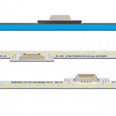 Комплект LED подсветки TV Samsung 75: 75AU8K BN96-52594A REV00, S1A8-750SM0-R0, AU8K/9K_STC750A96_7020 2IN1_42LEDs_REV1.0 200914, LM41-01046A