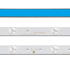 Комплект подсветки для телевизора 24 диагонали ZDCX236D06-ZC14F-02, MASON-LED L654 V2 V3, HL-00240A28-0601S-02 A5, JL.D24061235-006BS-M_V01