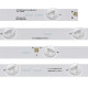 Комплект планок подсветки матрицы ТВ 28" RF-AS280B32-0701S-01, 280-Lens7sX3 (3 планки 7 LED 3V 532mm) Bravis, Ergo, Philco
