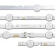 Подсветка матрицы (ТВ) Samsung 49"-50" V5DN-500SMA-R1 + V5DN-500SMB-R1 (2015 SVS50 FHD, LM41-00361A), комплект 8 планок