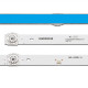 Комплект планок LED подсветки для телевизоров 50″ диагонали MS-L2006 V1 (6V 4 led 408 мм), MS-L2327 V1, CC02500D410V02, CC02500D410V07, 50E20 8X4 4S1P 1410 0D20, 49D2006V2W4C1B40818M, 49D2006V2W4C1B40919M-HJ-AF