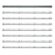 Комплект планок LED подсветки для телевизоров 50″ диагонали MS-L2006 V1 (6V 4 led 408 мм), MS-L2327 V1, CC02500D410V02, CC02500D410V07, 50E20 8X4 4S1P 1410 0D20, 49D2006V2W4C1B40818M, 49D2006V2W4C1B40919M-HJ-AF