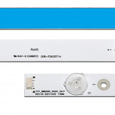 Комплект планок LED подсветки для телевизоров 28″  TCL 28: H28V9900, H28VPP00, TOT_28B2550_3030C_5S1P REV.V4 006-P2K2071A, TOT-28B2550-3030C-5S1P REV.V4