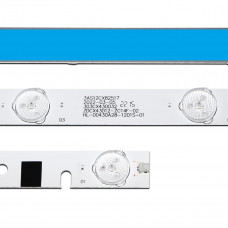 Комплект планок LED подсветки для телевизоров 43″ HL-00430A28-1201S-01 12LED 3V, ZDCX43D12-ZC14F-02 303CX430032, MA-L0639 V4, MA-L0639 V5, 3AS12CX82517