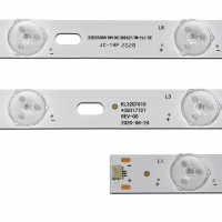 Комплект подсветки KL32GT618 35017727 REV-00,  KONKA 35017746, DL M05 C55 15 P57 D 004, 320B01301401, 320F00501401, PB08D623173BL042-005H, DLM06C5316PC1D001, Konka:, KL32GT618, KL32AS620, Supra: STV-LC32T410WL