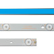 Комплект подсветки K433535T0409581 Rev1.2, K433535T040963J, ZK43D09-ZC21FG-01, K433535T041055, PLDED4331A, Vinga 43 L43FHD21B, Proscan 43: PLDED4331A, Utok 43: 43FHD1