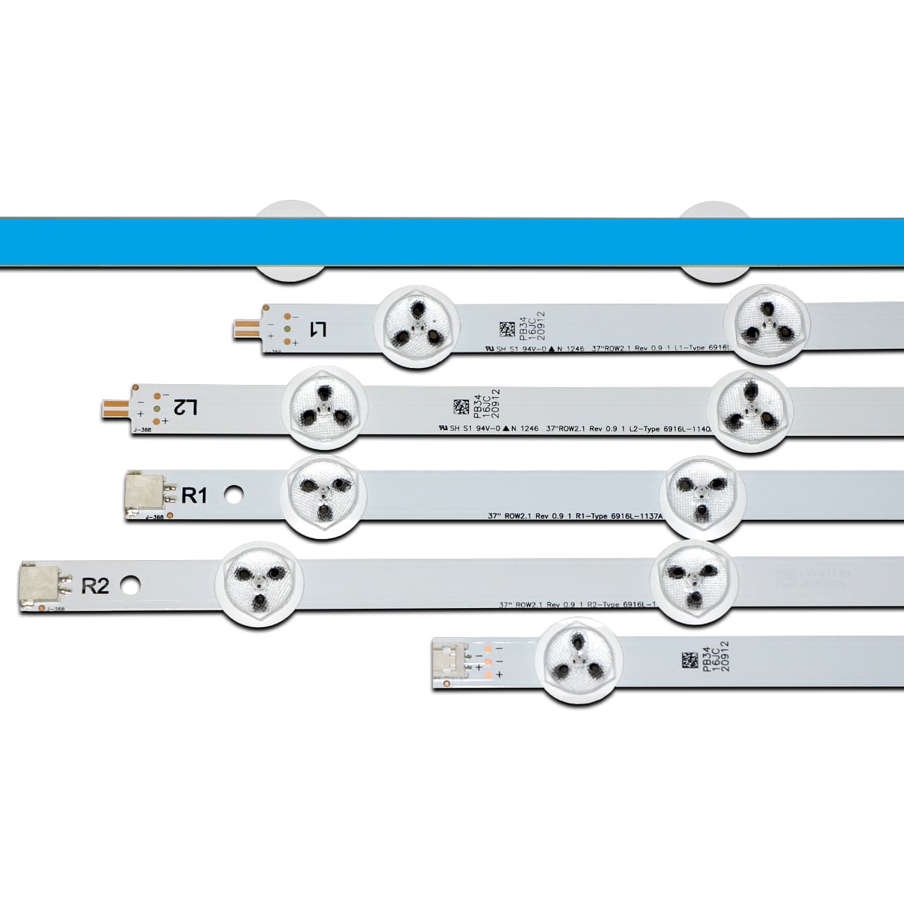 NdFT Комплектуючі для телевізорів та моніторів, світлодіоди підсвітки, LED 37LN5403 37LN540B 37LN541U 37LA613V 37LA615V LATWT370R 6916L-1138A
