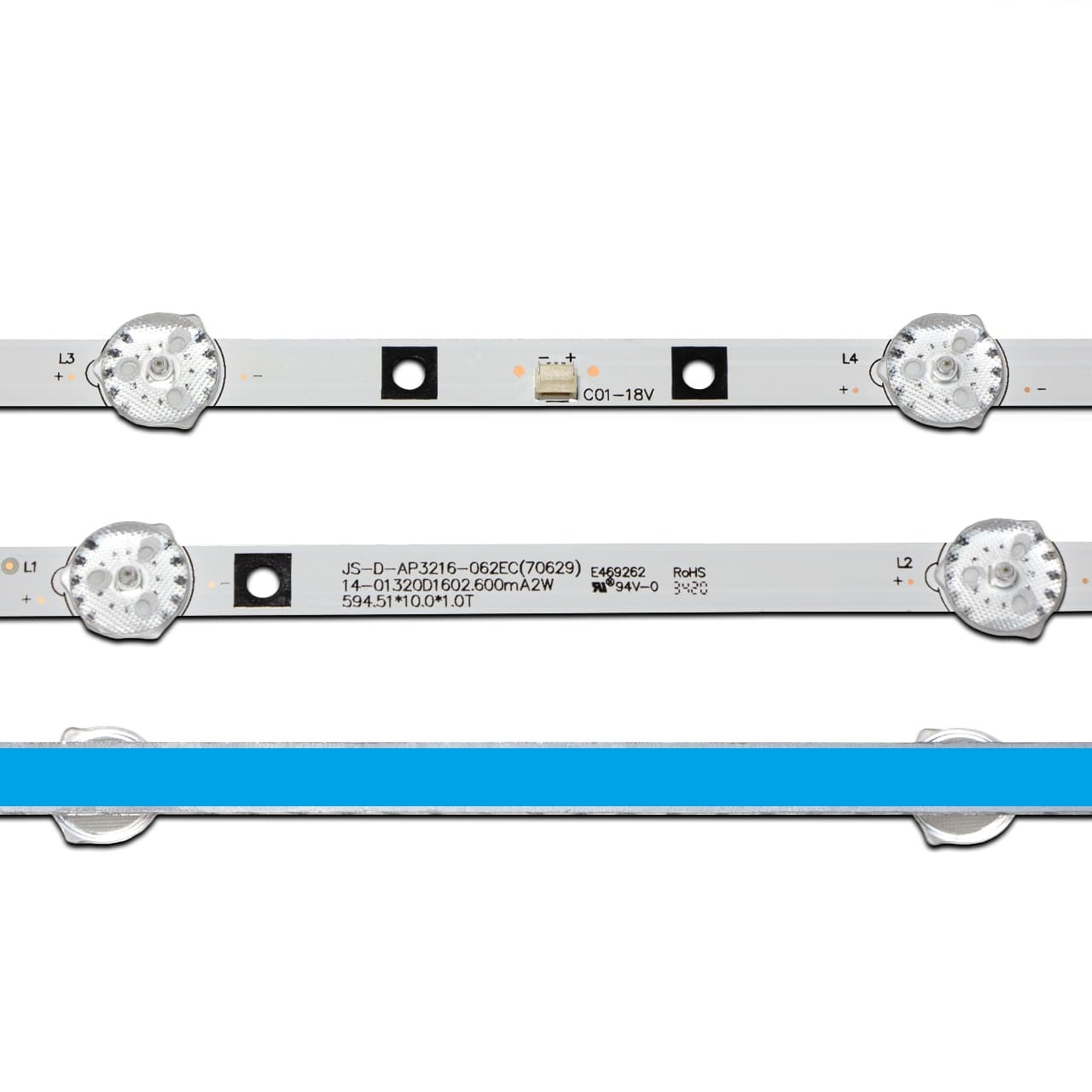 Комплект подсветки JS-D-AP3216-062EC для телевизоров Samsung, Akai